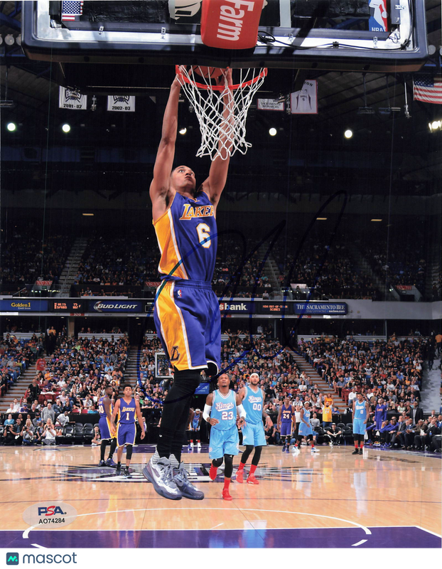 Jordan Clarkson Signed 8x10 Photo PSA Los Angeles Lakers