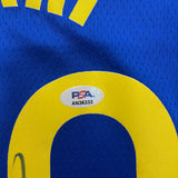 Stephen Curry Signed Jersey PSA Golden State Warriors Autographed