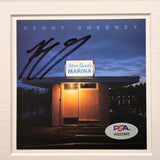 Kenny Chesney Signed Framed CD Album Silver Sands Marina PSA Autographed 13x8