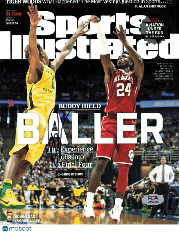 Buddy Hield Oklahoma Sooners Signed Basketball 8x10 Photo PSA