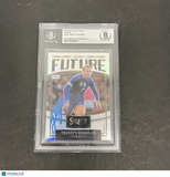 Trinity Rodman 2022-23 Panini Select Future FIFA#19 Signed Card BAS Autographed