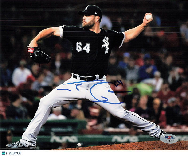 Josh Osich Chicago White Sox Signed 8x10 Photo PSA