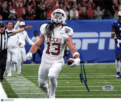Jordan Whittington Signed Texas Longhorns Football 8x10 PSA Autographed