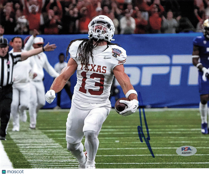 Jordan Whittington Signed Texas Longhorns Football 8x10 PSA Autographed