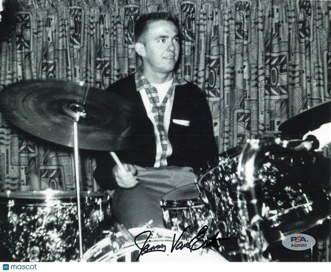 Jimmy Van Eaton Signed 8x10 Photo PSA Autographed