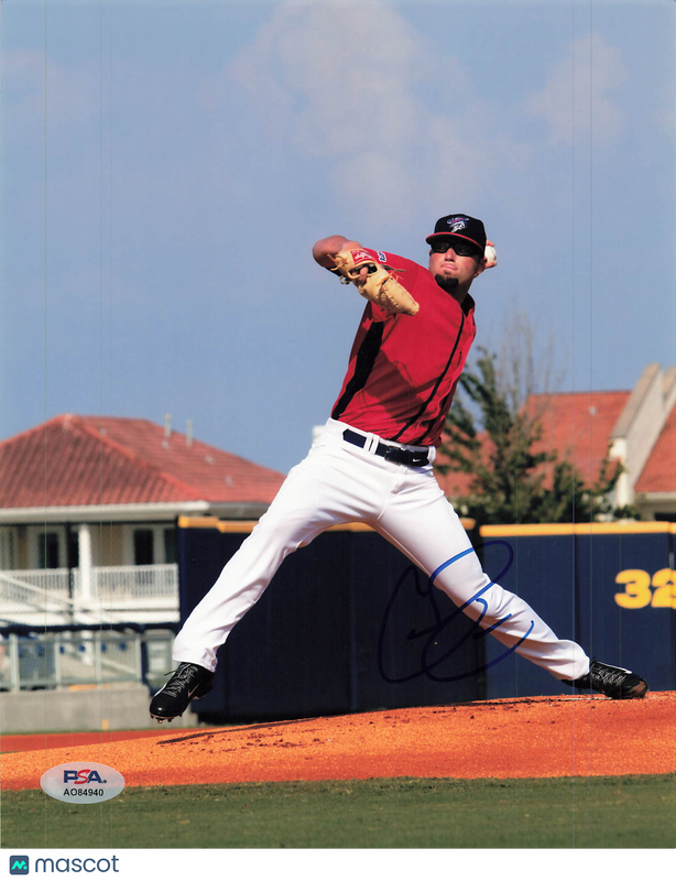 Cody Reed Pensacola Blue Wahoos Signed 8x10 Photo PSA