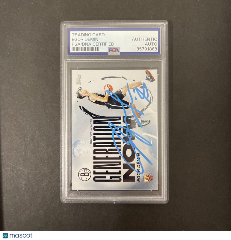 Egor Demin 2025 Topps Generation#GN-8 Signed Card PSA Autographed