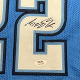 Cason Wallace Signed Jersey PSA Oklahoma City Thunder Autographed