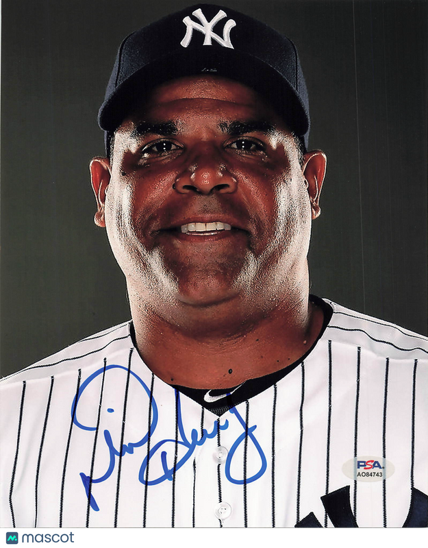 Mike Harkey New York Yankees Signed 8x10 Photo PSA