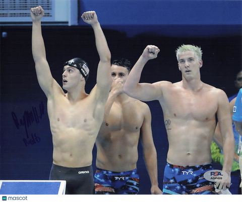 Ryan Held Signed Swimming 8x10 Photo PSA Auth