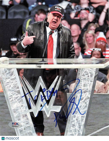 Paul Heyman Signed Wrestling 8x10 Photo PSA Autographed