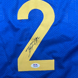 Brandin Podziemski Signed Golden State Warriors Jersey PSA