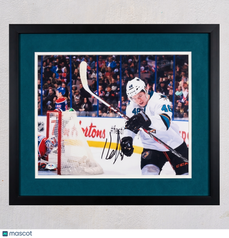 Tomas Hertl Signed Hockey 11x14 Photo Custom Framed PSA Autographed