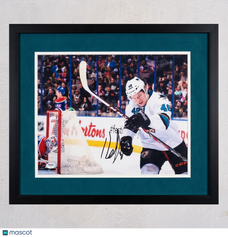 Tomas Hertl Signed Hockey 11x14 Photo Custom Framed PSA Autographed