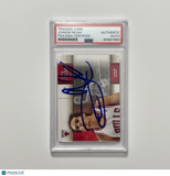 2010 Joakim Noah 2009-10 Panini Studio #70 Signed Card PSA Autographed