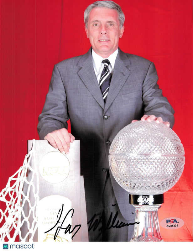 Gary Williams Maryland Terrapins Signed Basketball Photo PSA