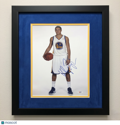 Klay Thompson Golden State Warriors Signed 12x18 Custom Framed Photo PSA Auth