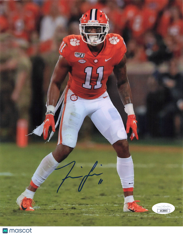 Isaiah Simmons Signed Clemson Tigers Football 8x10 Photo JSA Autographed