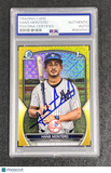 2023 Topps 1st Bowman Chrome #BCP-173 25/75 Hans Montero Signed Card Auto PSA Sl