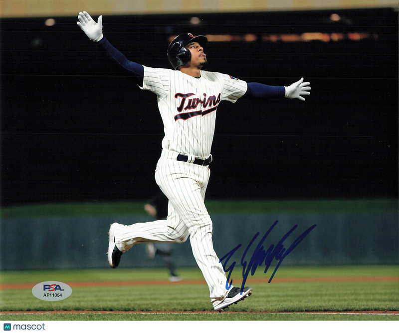 Eduardo Escobar Minnesota Twins Signed 8x10 Photo PSA