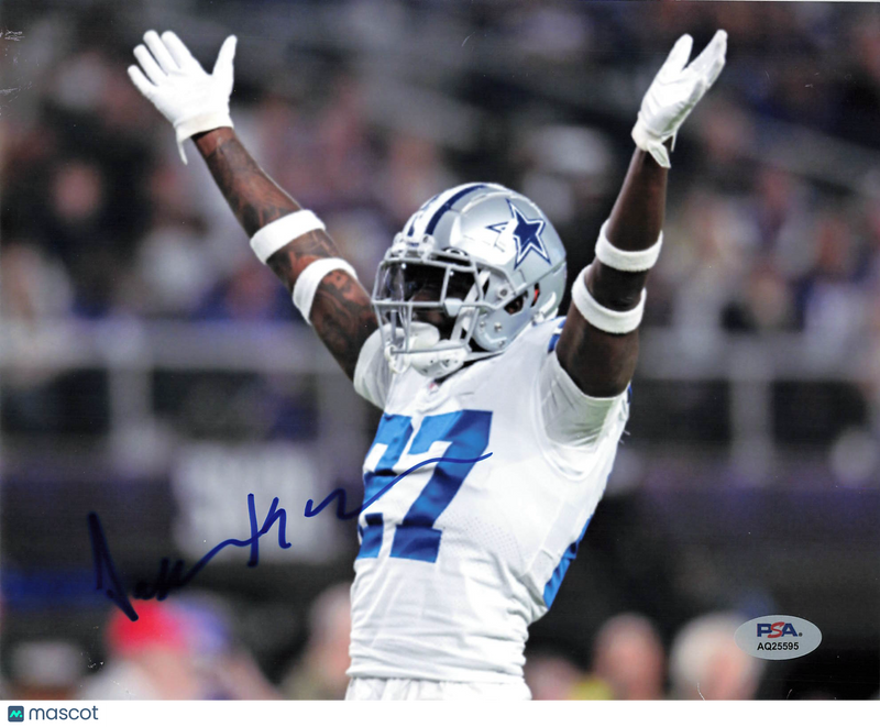 Jayron Kearse Signed Dallas Cowboys Football 8x10 PHoto PSA Autographed