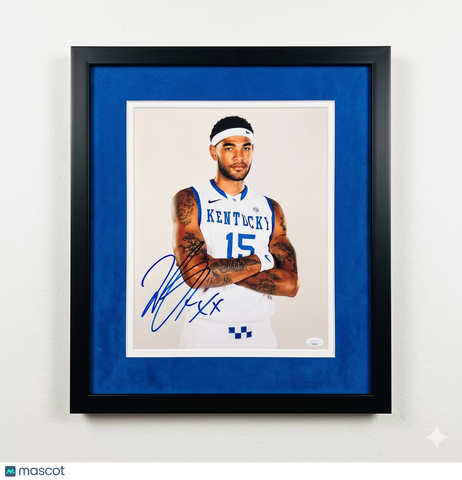 Willie Cauley-Stein Kentucky Wildcats Signed 11x14 Custom Framed Photo JSA