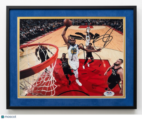 Kevin Durant Signed 8x10 Custom Framed Photo PSA Autographed