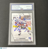 2023-24 O-Pee-Chee #217 Ryan Lindgren signed card PSA Auto 10