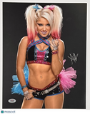 Alexa Bliss Signed Wrestling 11x14 Photo PSA Autographed WWE