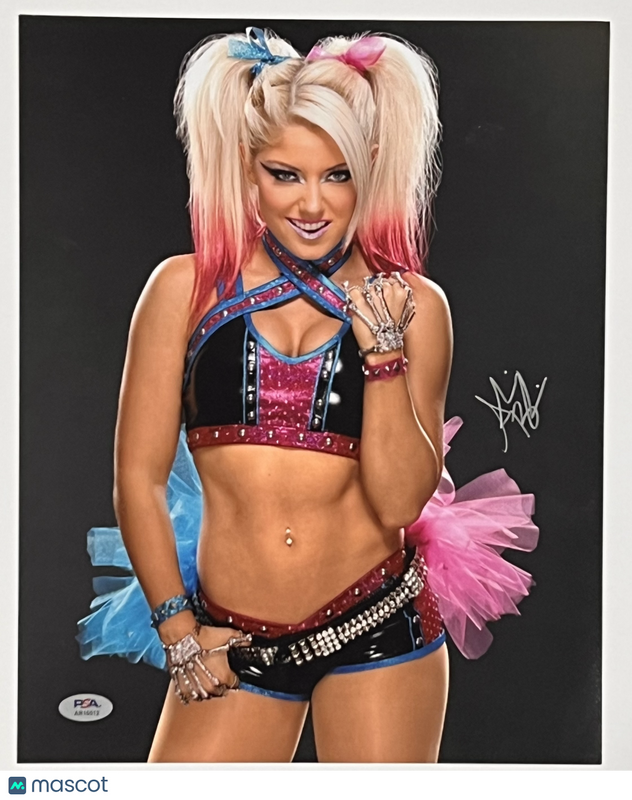 Alexa Bliss Signed Wrestling 11x14 Photo PSA Autographed WWE