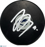 Janis Moser Signed Hockey Puck PSA Autographed
