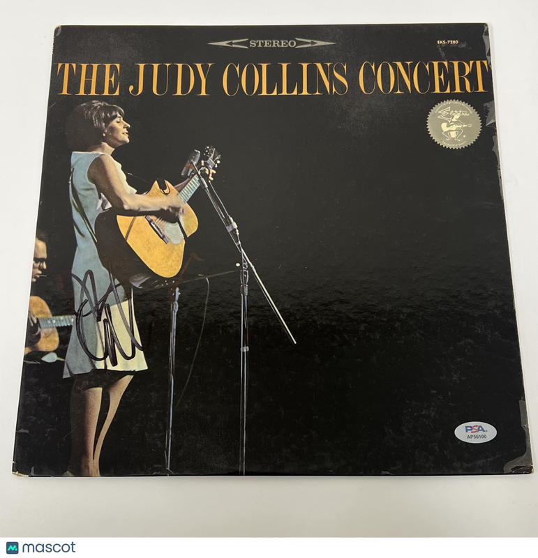 Judy Collins Signed Vinyl Cover PSA/DNA Autographed Music