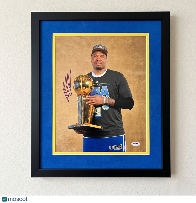 Marreese Speights Golden State Warriors Signed 11x14 Custom Framed Photo PSA