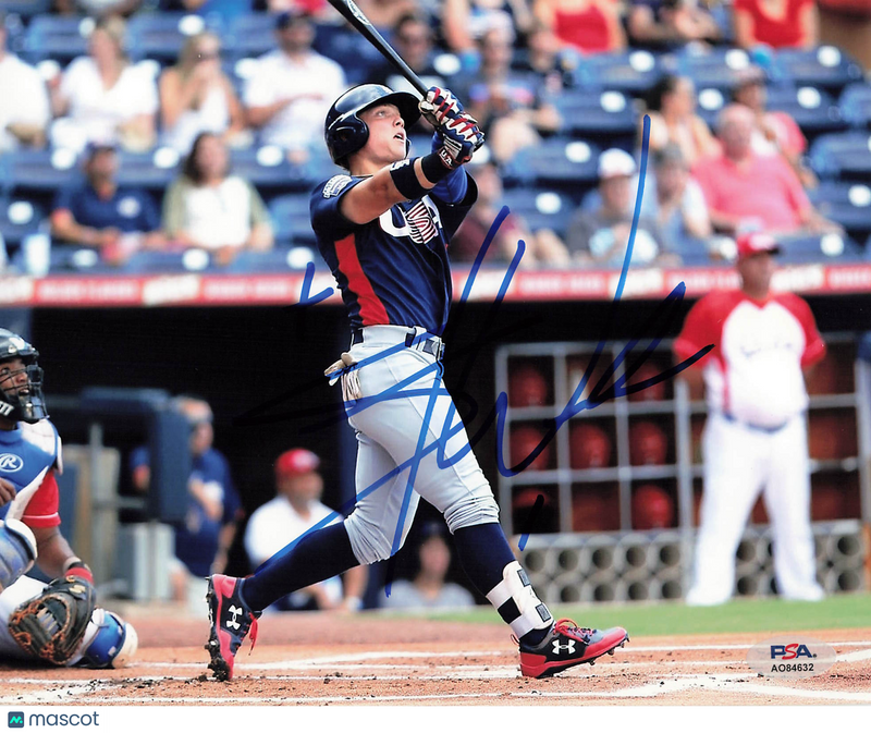 Steele Walker Team USA Signed 8x10 Photo PSA