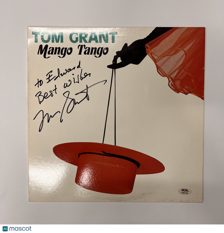 Tom Grant Signed Mango Tango Vinyl Album PSA Autographed