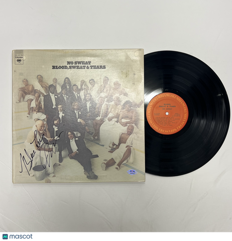 Lou Marini Signed No Sweat Vinyl Album PSA Autographed Blood, Sweat & Tears