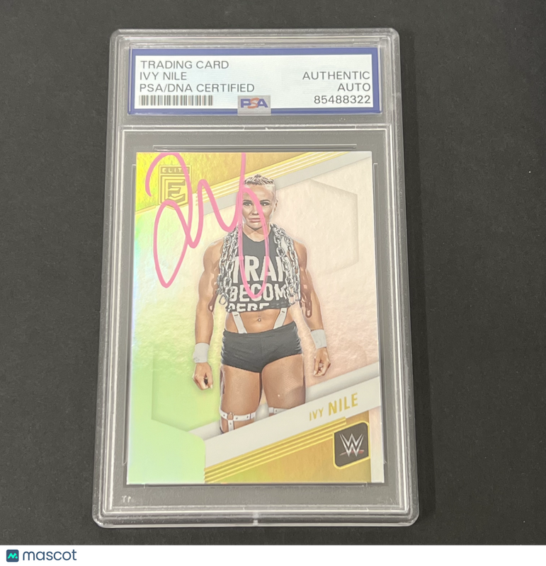 2023 Panini Donruss Elite WWE #85 Ivy Nile signed card PSA