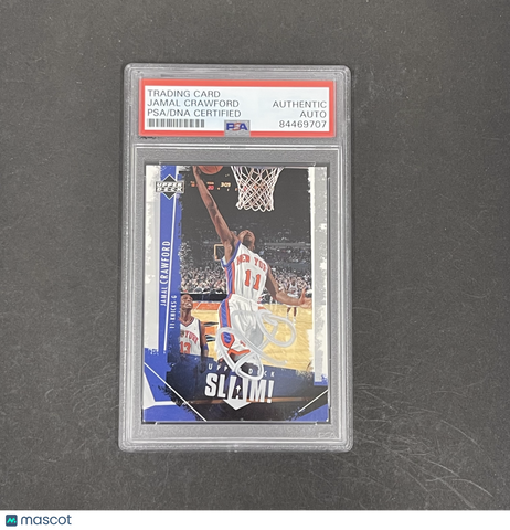Jamal Crawford 2005 Upper Deck SLAM!#58 Signed Card PSA Autographed