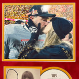 Taylor Swift Signed CD Cover Custom Framed PSA Tortured Poets Department Chiefs
