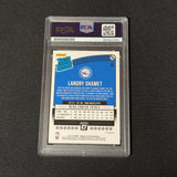 2018-19 Panini Donruss Optic Holo Silver#158 Landry Shamet Signed Card PSA Knick