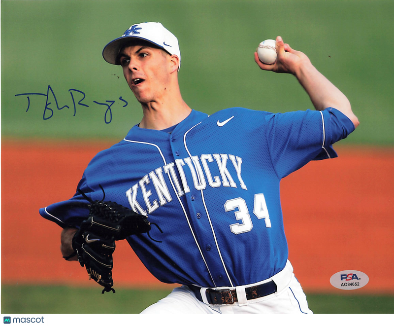 Taylor Rogers Kentucky Wildcats Signed 8x10 Photo PSA
