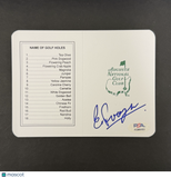 Erik van Rooyen Signed Masters Golf Scorecards PSA Autographed
