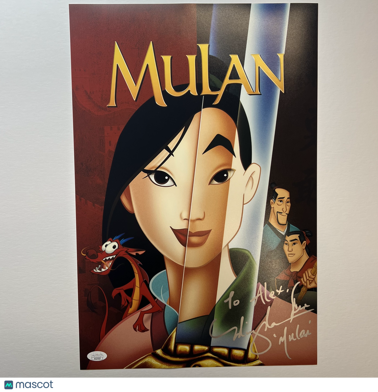 Ming-Na Wen Signed 12x18 Photograph Mulan JSA Autographed