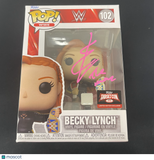 Becky Lynch Signed Wrestling Funko Pop #102 PSA Encapsulated Autographed
