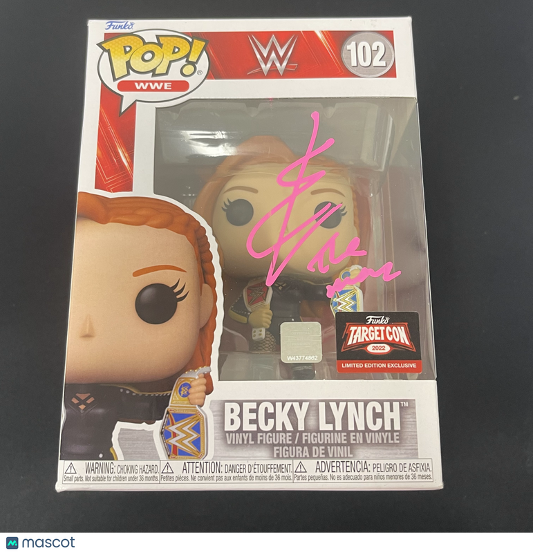Becky Lynch Signed Wrestling Funko Pop #102 PSA Encapsulated Autographed