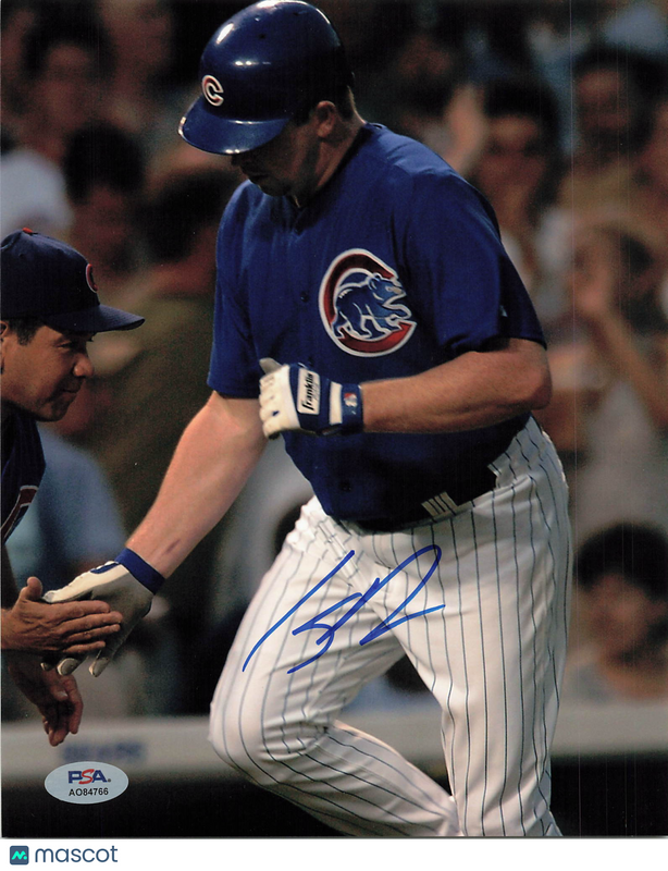 Glendon Rusch Chicago Cubs Signed 8x10 Photo PSA