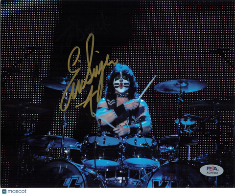 Eric Singer Signed 8x10 Photo PSA Autographed
