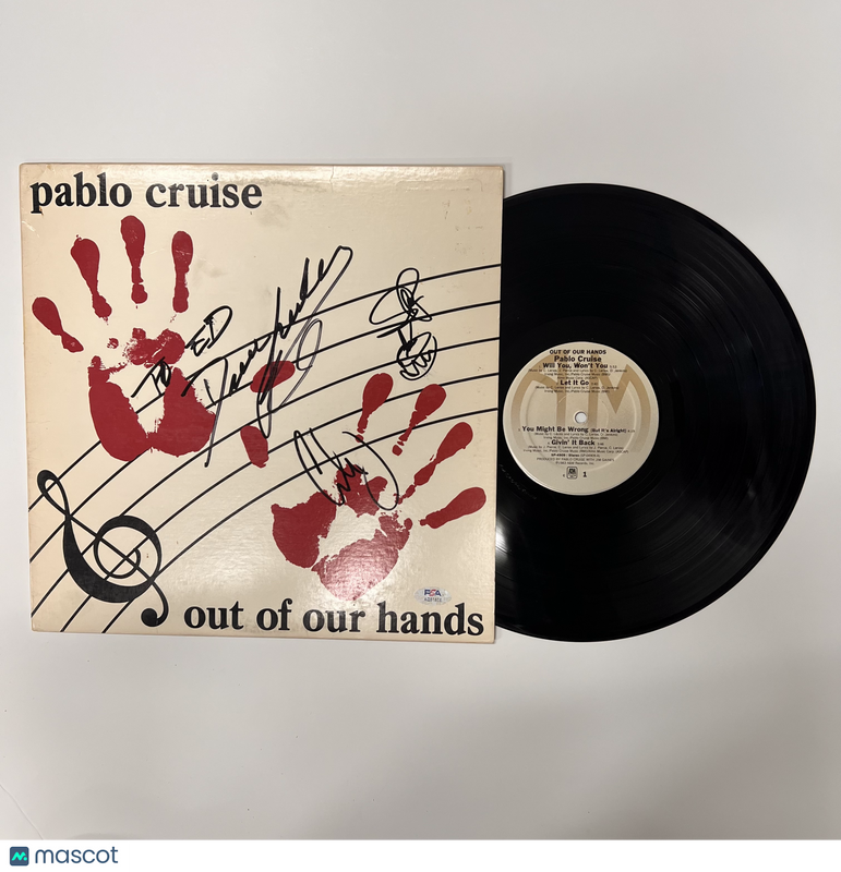 David Jenkins, Cory Lerios, and Steve Price Signed Out of Our Hands Vinyl PSA
