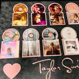 Taylor Swift "30x42"Album Collage Signed TLOAS CD Cover Framed PSA/DNA Autograph