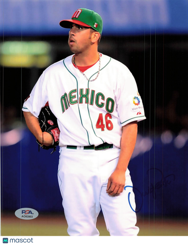 Oliver Perez Mexico National Baseball Team Signed 8x10 Photo PSA
